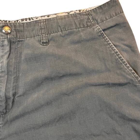 Vintage Quicksilver Shorts Men‎ 38 Gray Cargo Baggy Streetwear Skater Hybrid Y2K - Picture 1 of 9